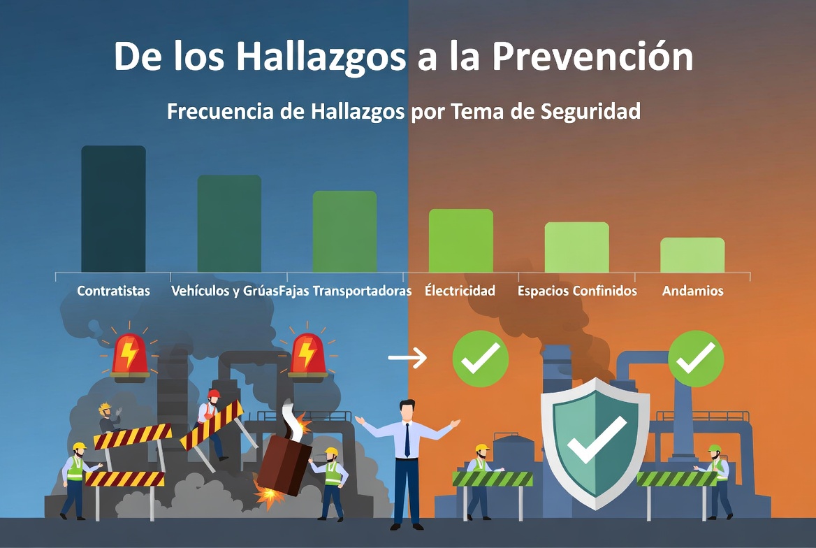 Análisis de hallazgos por criticidad y tema de seguridad